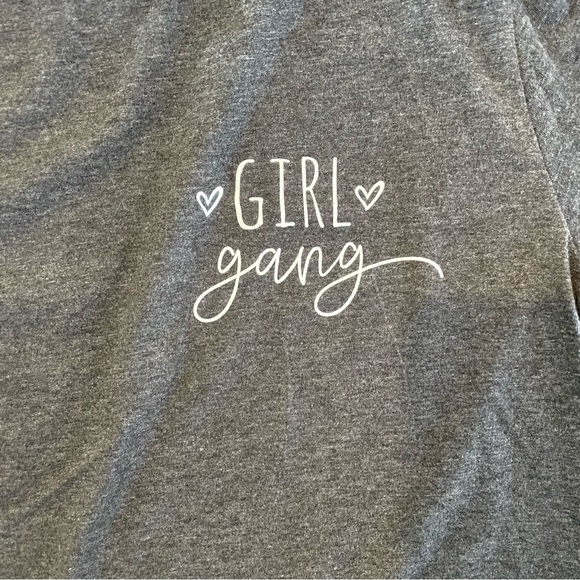 Girl Gang Gray Short Sleeve Graphic Tee - Picture 2 of 4